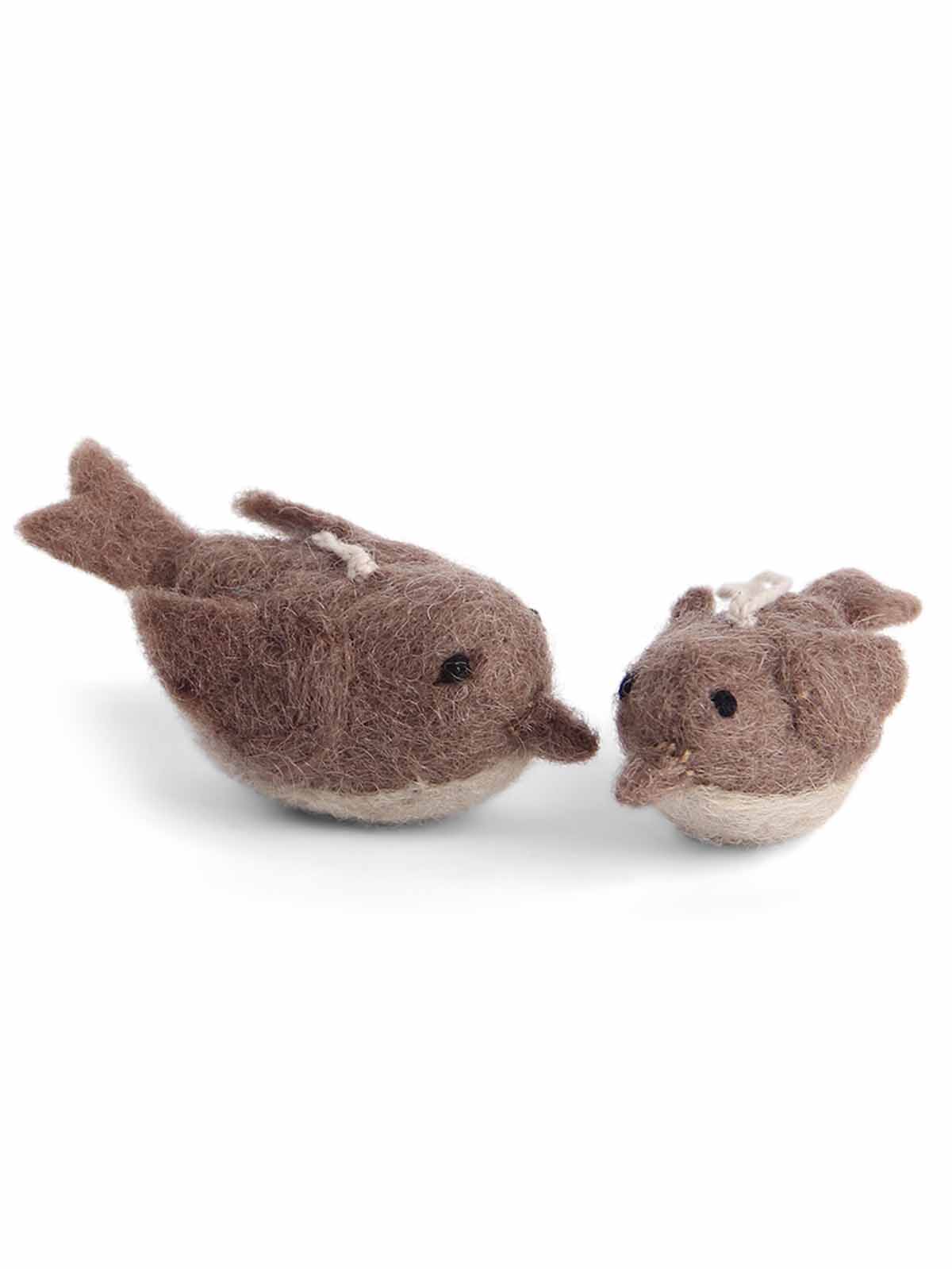 Fairtrade ornaments in felted wool - Birds - Gry & Sif