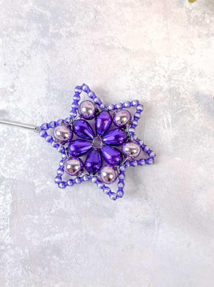 Christmas star in mouth blown glass rautius - Remix by Sofie