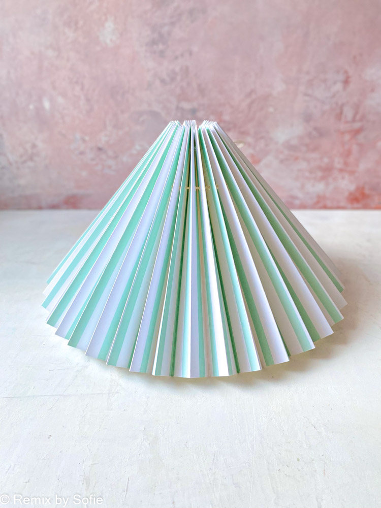 Mint green & white