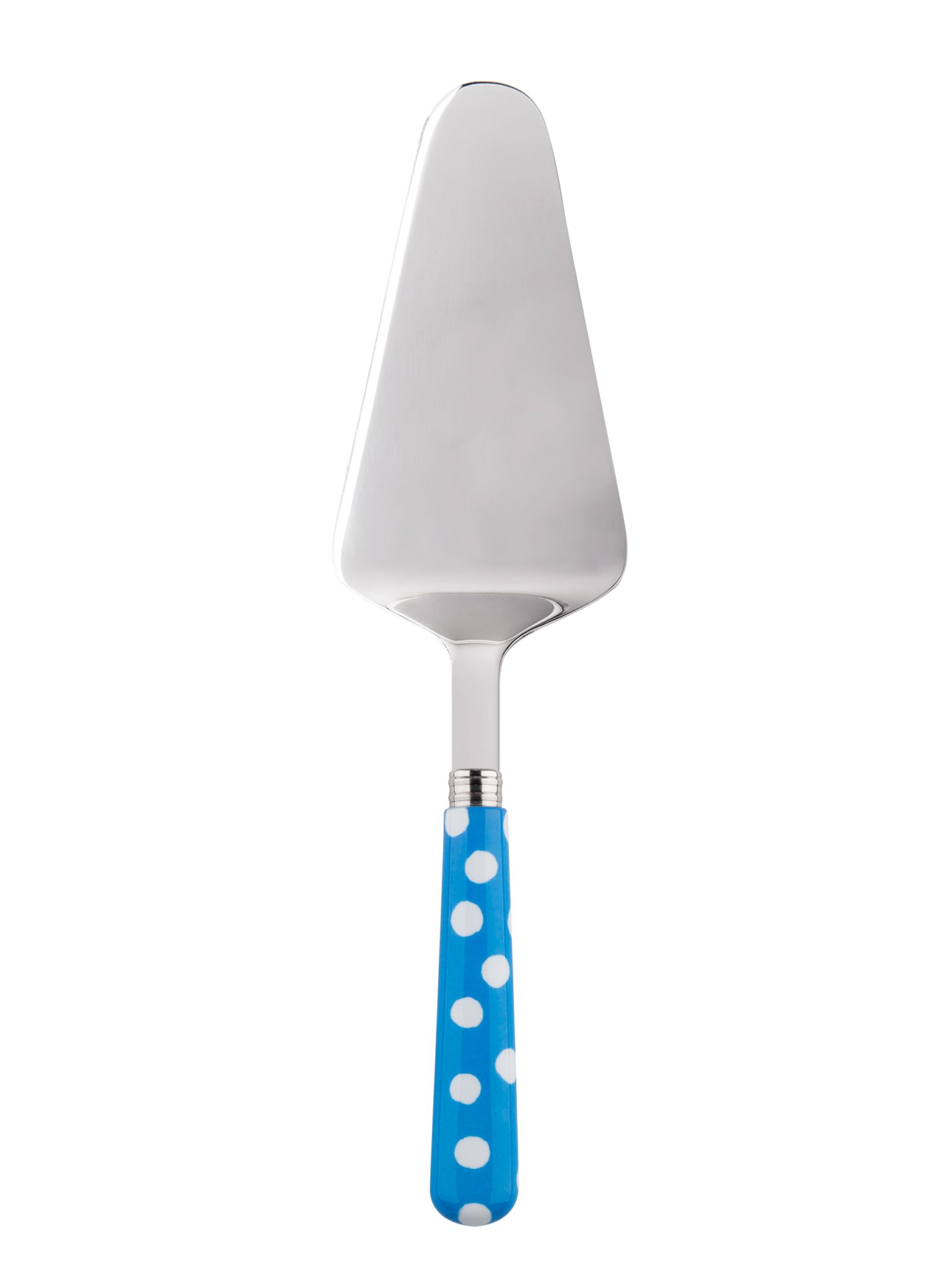 sabre - made in France and handmade cake knife and cake pad with dots