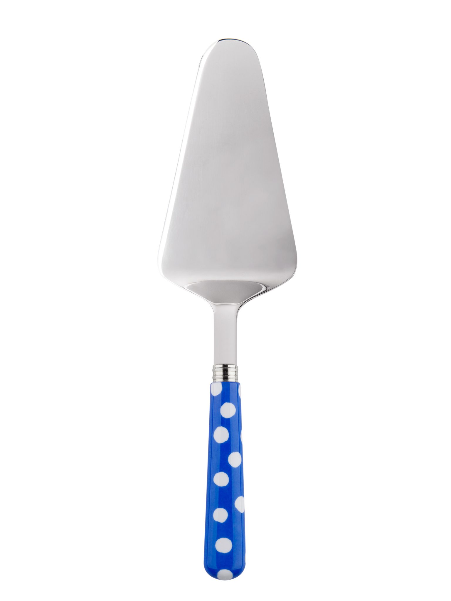 sabre - made in France and handmade cake knife and cake pad with dots