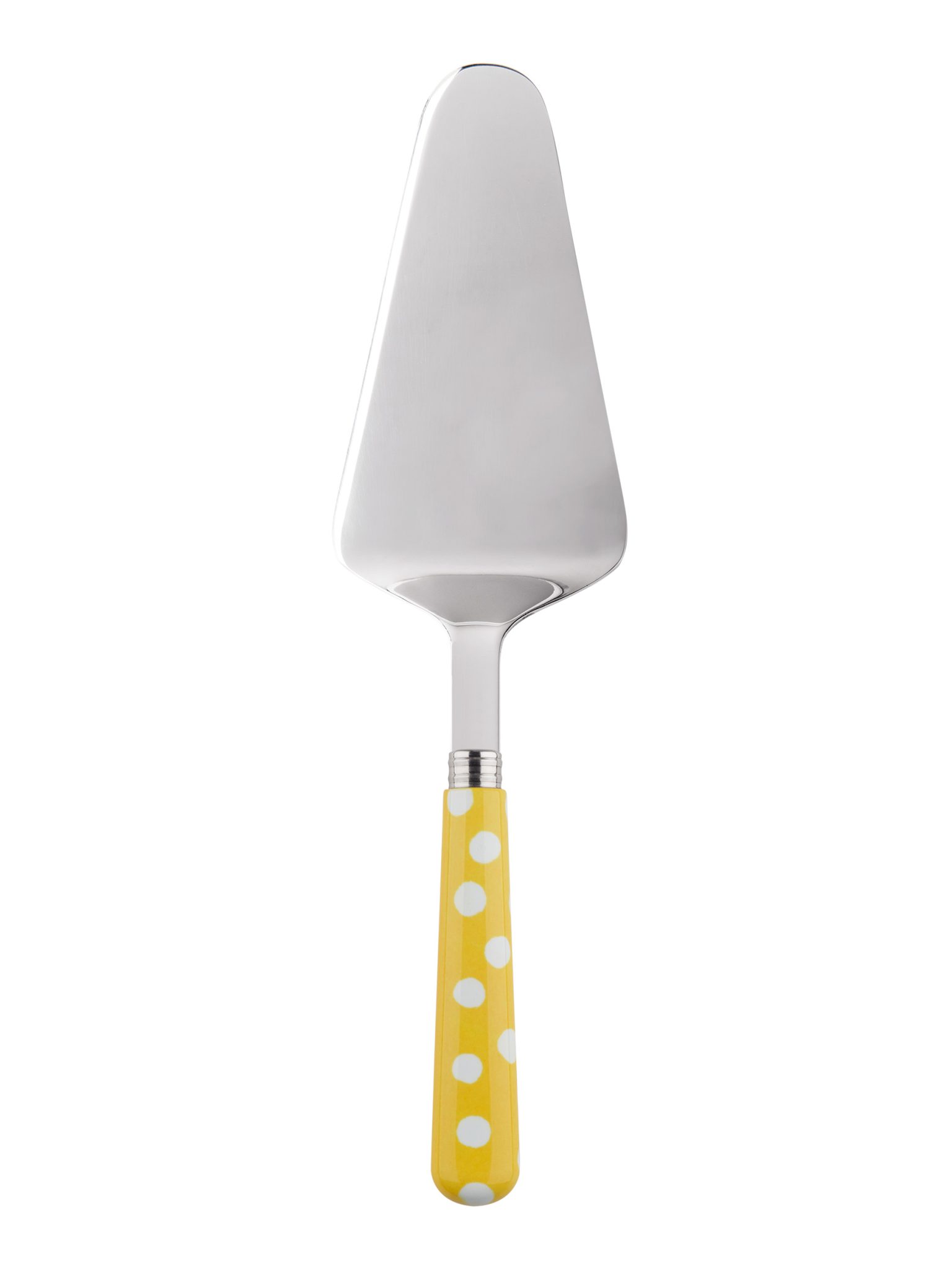 sabre - made in France and handmade cake knife and cake pad with dots
