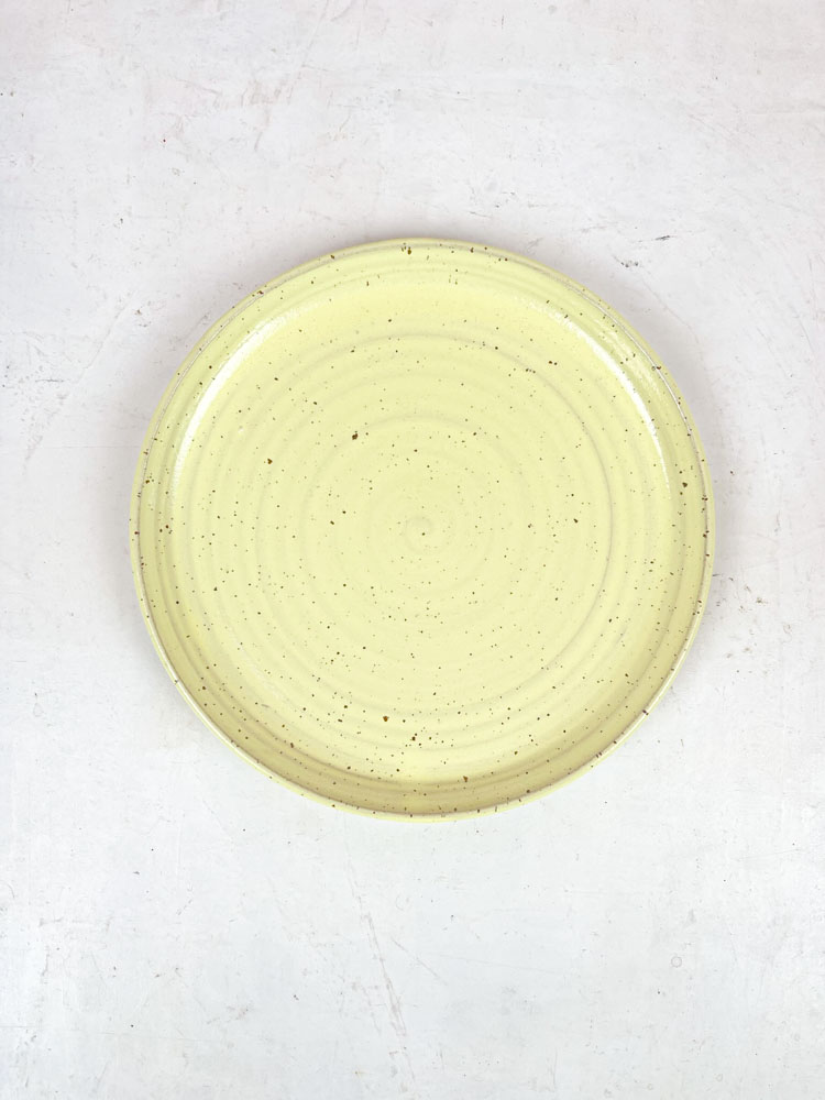 Trine lise ceramics - lunch plate light yellow