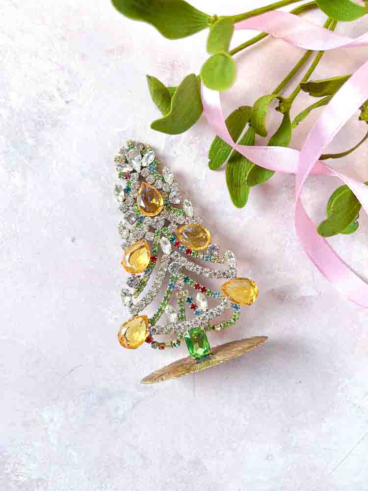 Christmas tree in rhinestones - Remix by Sofie
