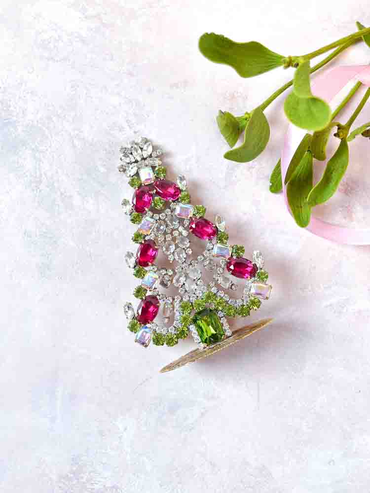 Christmas tree in rhinestones - Remix by Sofie