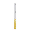 Sabre knife with dots yellow