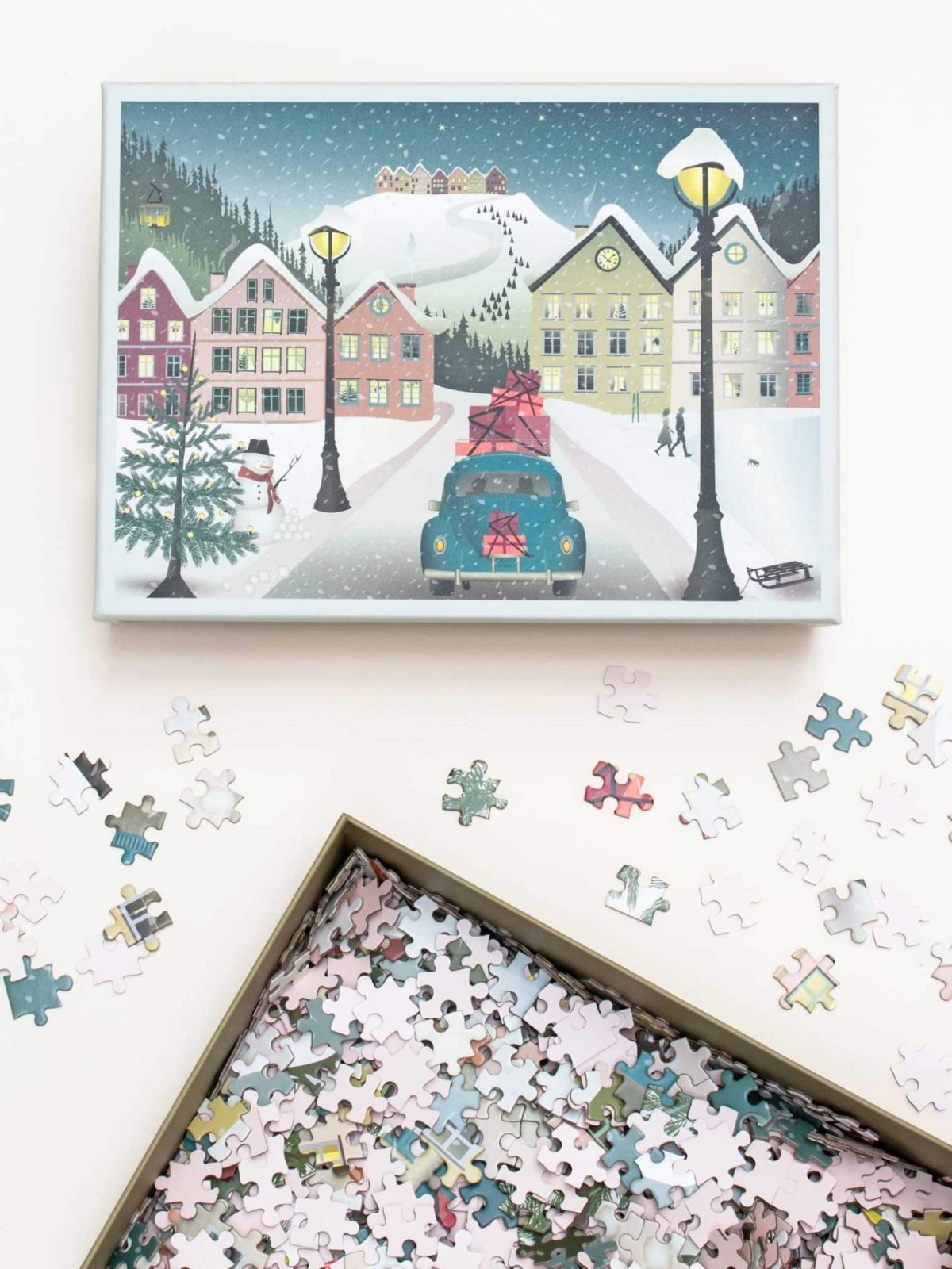 remix by sofie, some vases, puzzles, hobby 1000 pieces, round puzzle, gift idea, man gift,