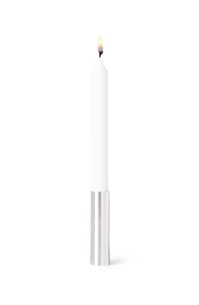 55 north, Danish design, candlestick, stainless steel candlestick, slim light,