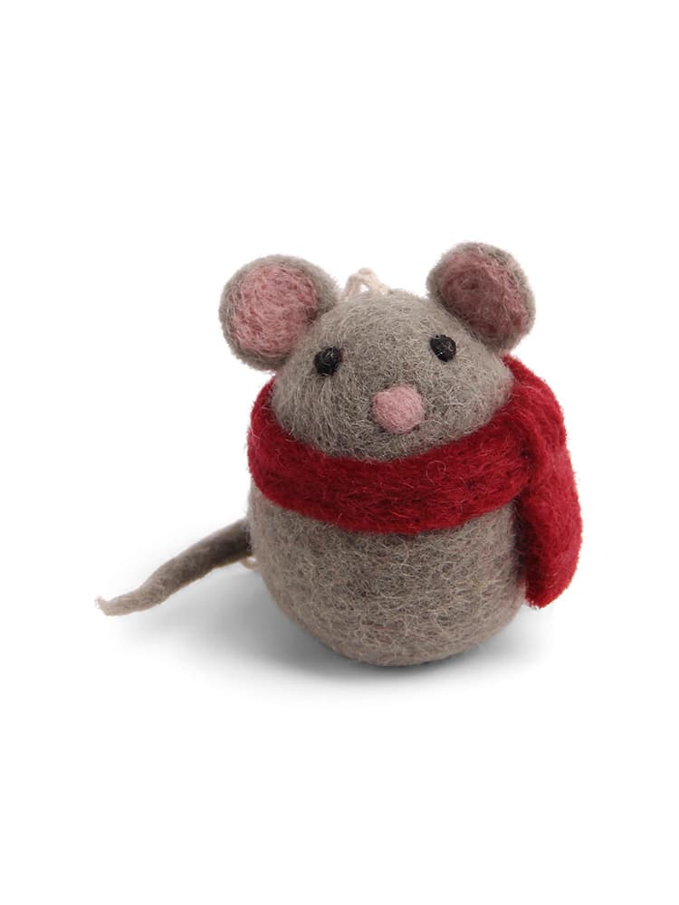 remix by sofie, a gritty, felted Christmas ornaments, felted ornaments, felt, fair trade, felt from Nepal.