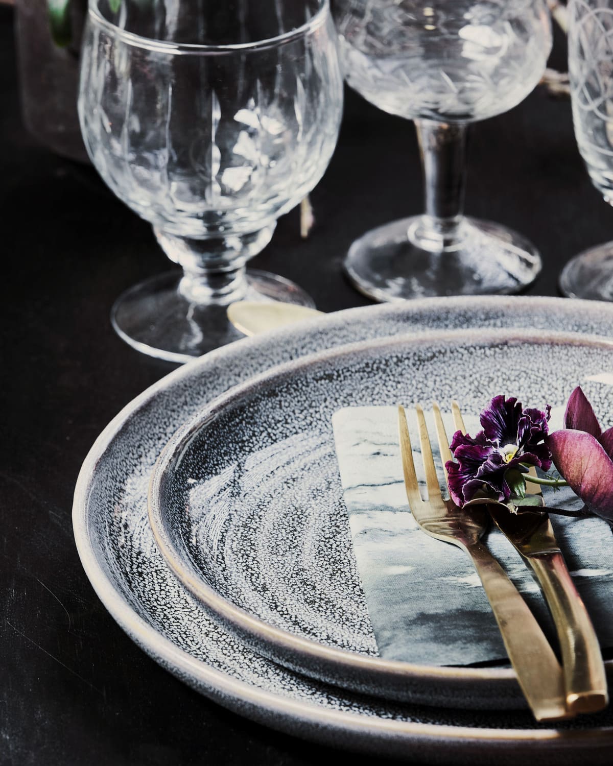 golden cutlery