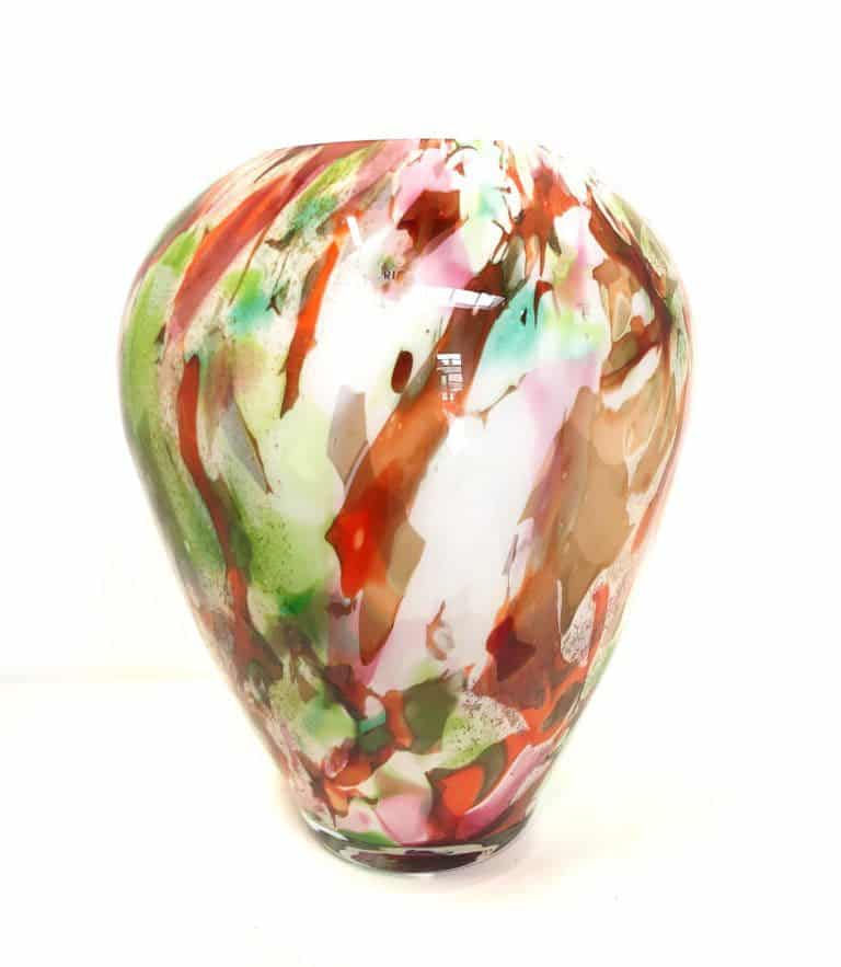 remix by sofie, mouth blown vase, vase opal glass, vase for branches