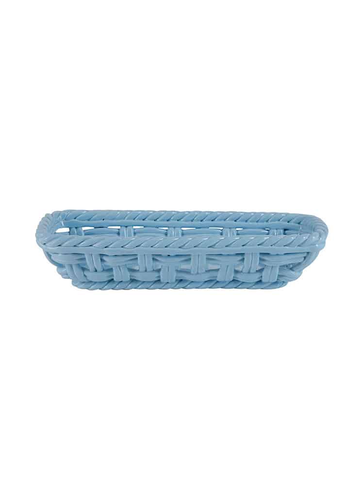 remix by sofie, miss etoile, bread basket, ceramic bread basket, ceramic braid, table setting, serving, fruit basket.