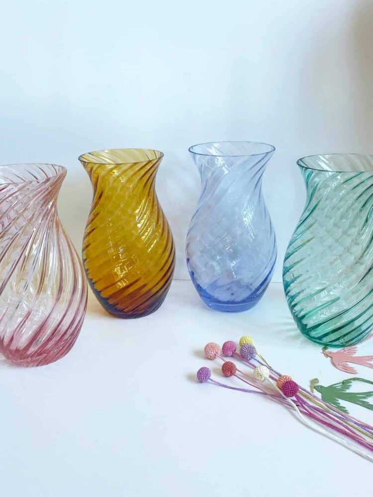 Anna von Lipa swirl vase oslo pink pink