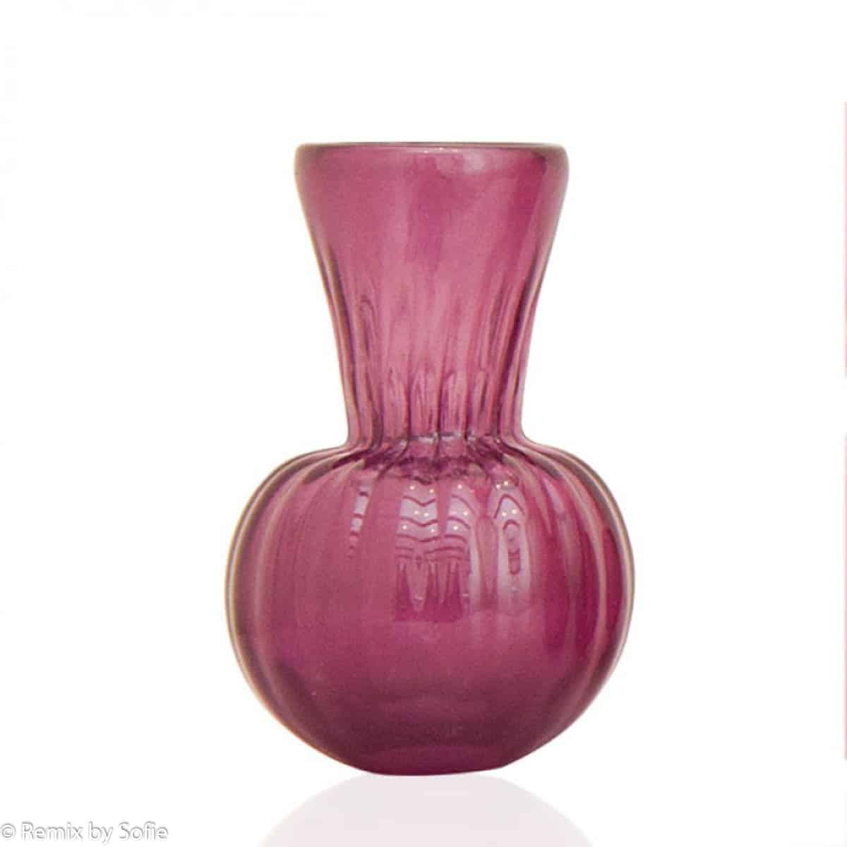 Mouthblown keyhole vase - small - Picture 22