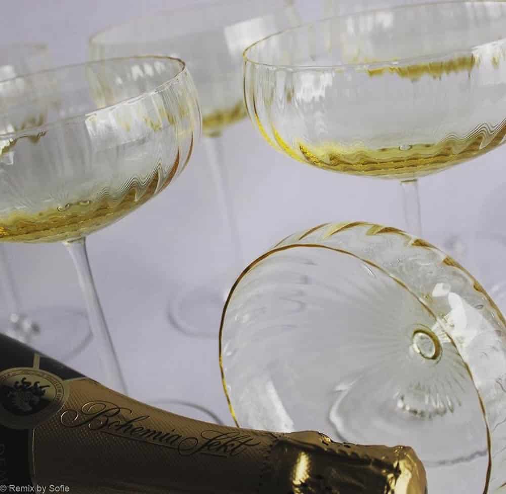 champagne bowl of lemonade in yellow with anna von lipa