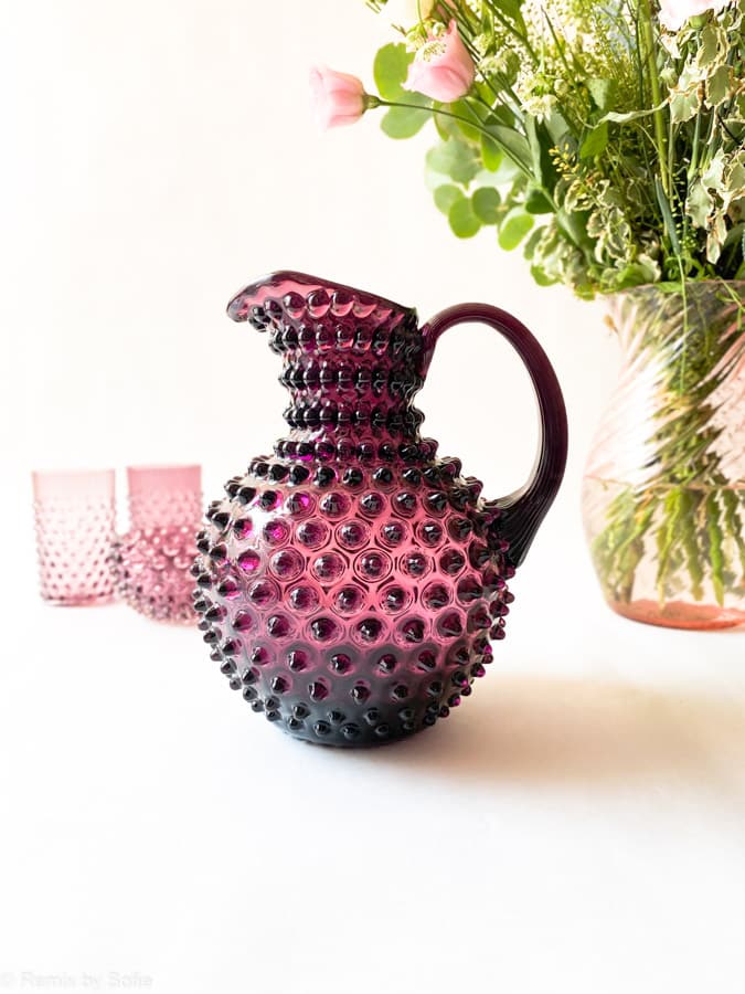 2 liters pitcher in dark violet , pitcher in dark violet, 2 liters pitcher in hedgehog glass, hedgehog pitcher, anna von lipa hedgehog pitcher, pitcher in hedgehog glass, anna von lipa retailer, anna von lipa pitcher, anna von lipa hedgehog pitcher, hedgehog pitcher, hedgehog pitcher, hobnail jug, hobnail glass, hedgehog glass pitcher. Remix by Sofia