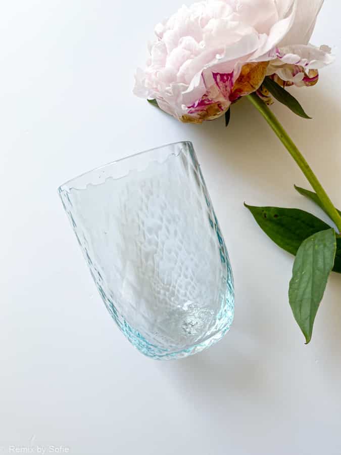 Harlequin glass light aqua