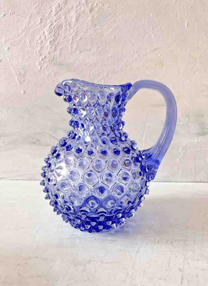 lavender hedgehog pitcher, pitcher in hedgehog glass, glass pitcher, pitcher anna von lipa, pitcher in hedgehog glass, glass pitcher, pitcher hedgehog glass pitcher, hedgehog pitcher, anna von lipa pitcher, pitcher from anna von lipa, anna von lipa dealer, remix by sofie, anna von lipa glas, hobnail jug, jug anna von lipa,