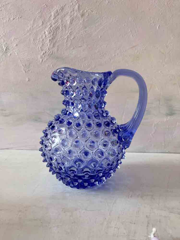 lavender hedgehog pitcher, pitcher in hedgehog glass, glass pitcher, pitcher anna von lipa, pitcher in hedgehog glass, glass pitcher, pitcher hedgehog glass pitcher, hedgehog pitcher, anna von lipa pitcher, pitcher from anna von lipa, anna von lipa dealer, remix by sofie, anna von lipa glas, hobnail jug, jug anna von lipa,