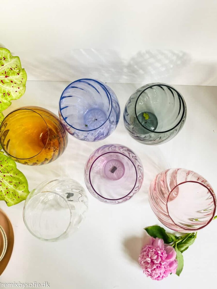 swirl vase, hand-blown vase, swirl vase, Anna von lipa vase, vase, flower vase,