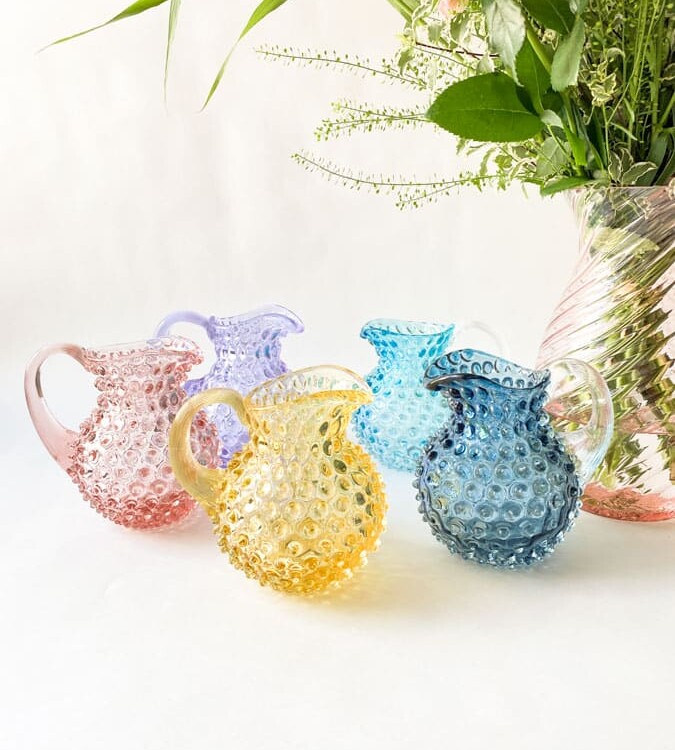 jug hedgehog glass yellow, yellow jug, hedgehog jug in yellow, anna von lipa jug, jug from anna von lipa, anna von lipa retailer, remix by sofie