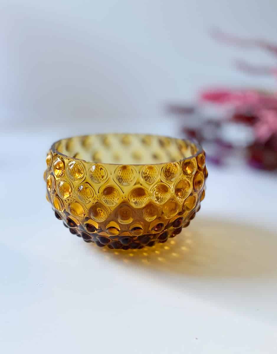 Anna von Lipa, Anna von Lipa glass, Annavon Lipa porcupine glass, tapas bowl, tapas bowl, bowl, porcupine bowl, snack bowl, glass bowl, tapas bowl.