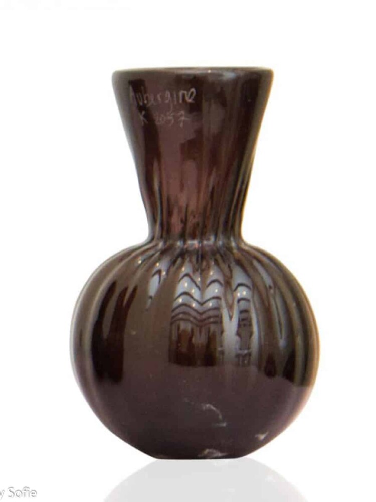 Mouth blown keyhole vase - small - Picture 20