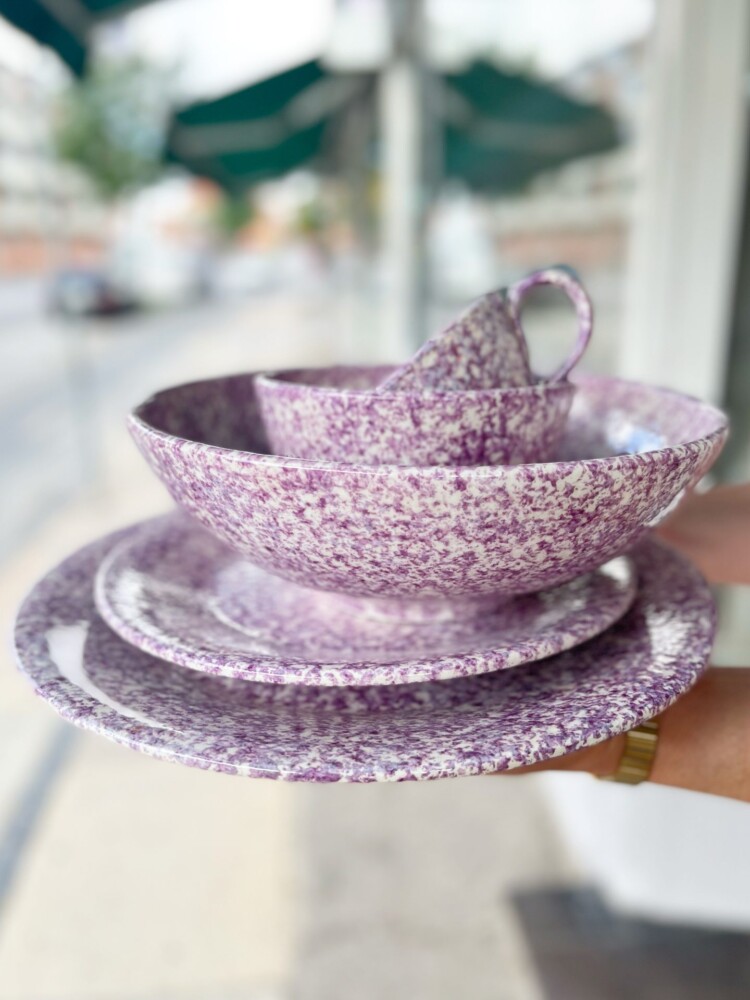 familyina ceramic dinner plate, christian dinner plate, 27 cm, plate, granite lavender. purple plate, remix by sofie, familiarna, familiarna retailer, familiarns largest selection and best price, ceramics, handmade ceramics, danish design, drill cover, handmade ceramics, ceramics with stains.bowl, conic bowl, breakfast bowl, plate, granite lavender. purple plate, remix by sofie, familiarna, familiarna retailer, familiarns largest selection and best price, ceramics, handmade ceramics, Danish design, drill cover, handmade ceramics, ceramics with stains.