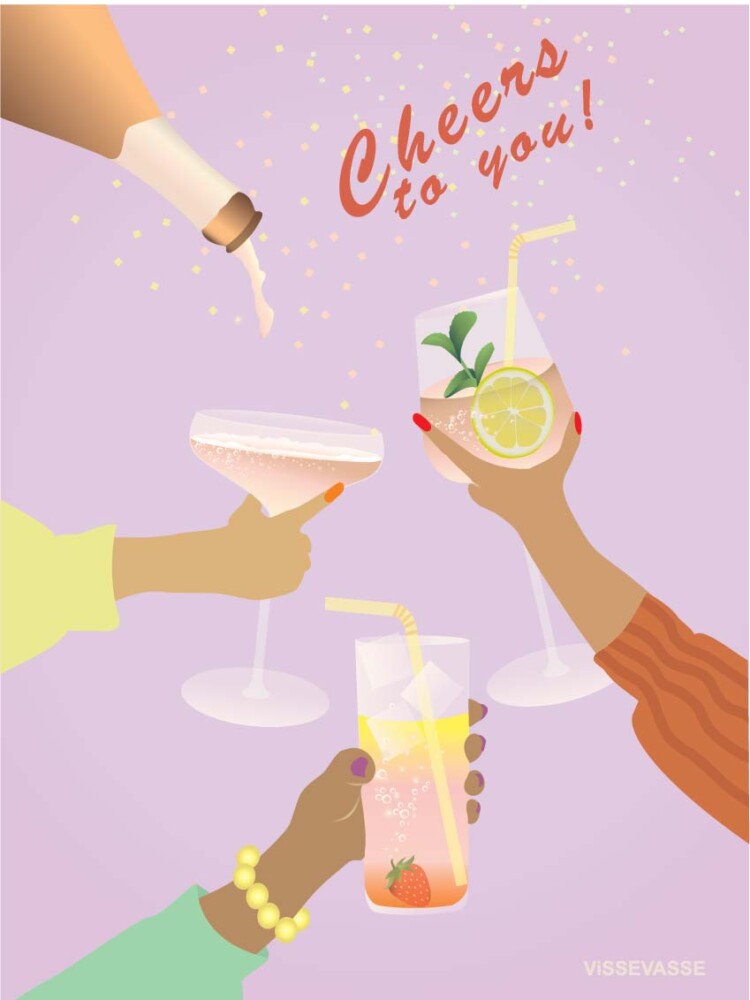 occasion cards with envelopes - cheers to you