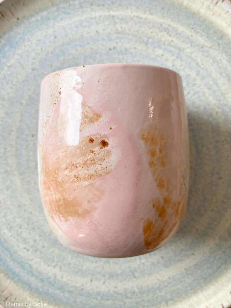 clay by tina marie, cup, cup pink mix,
