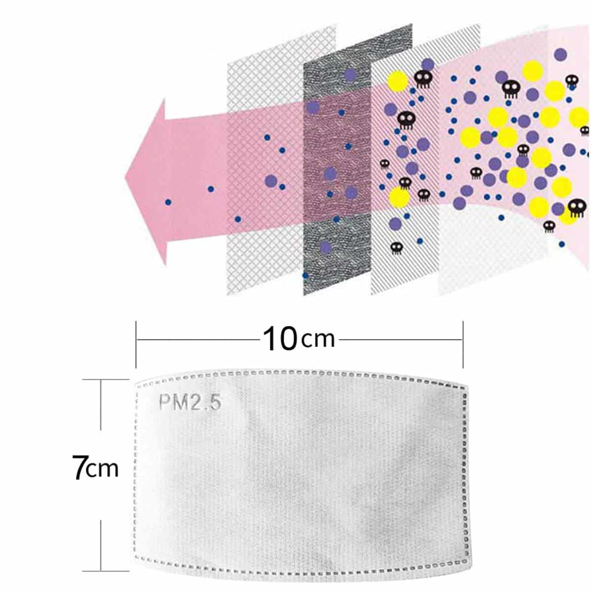 Mouth pads, mouth pad filters