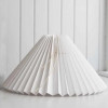 white pleated lampshade, pleated display, pink roses, lampshades, pleated lampshade, lampshade, colored lampshade. remix by sofie, handmade screen, home decor, lampshade