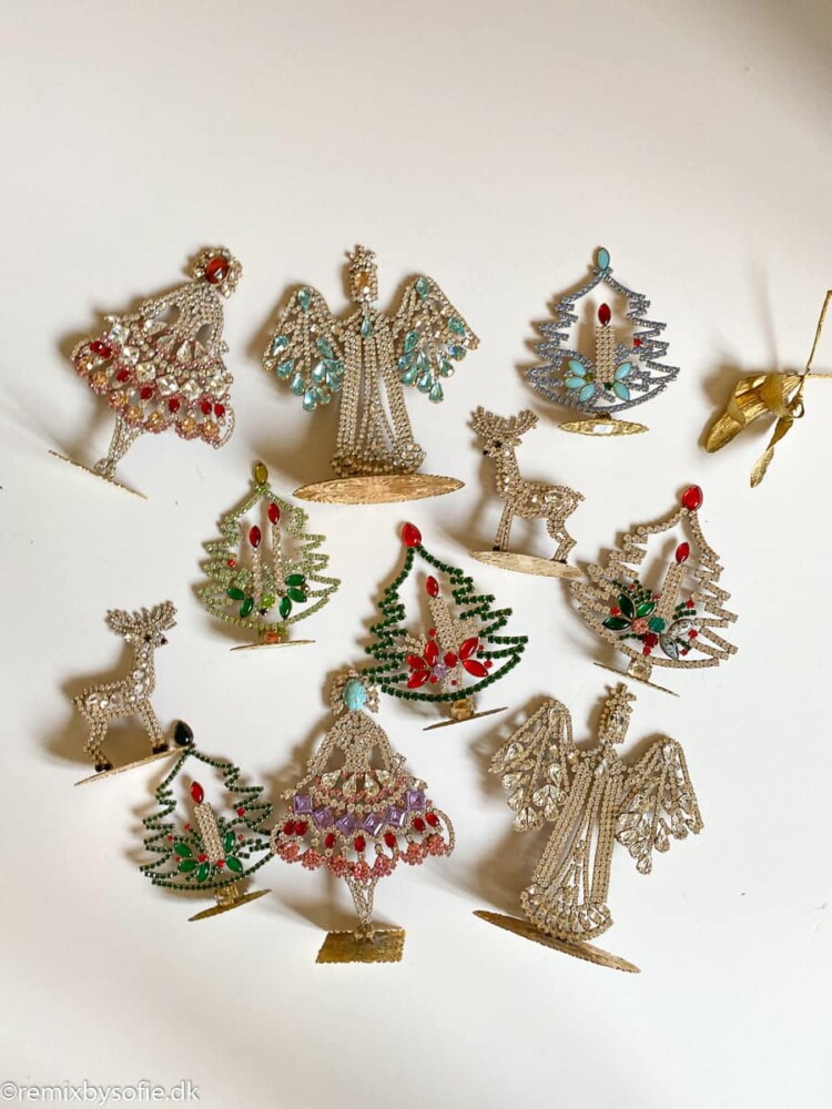 angel in rhinestone, rhinestone angel, christmas tree in rhinestone, rhinestone christmas tree, vintage christmas tree, czech christmas trees, czech christmastree, christmas ornaments