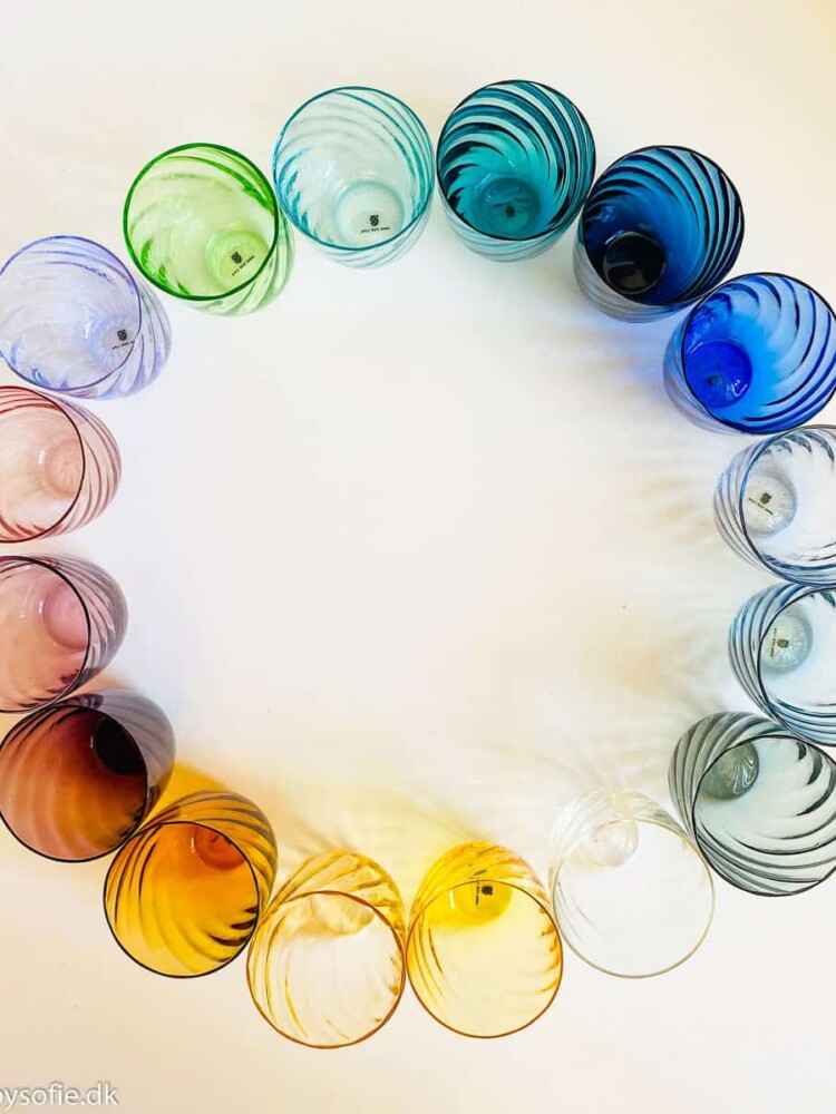 Swirl glass - royal blue - Image 5