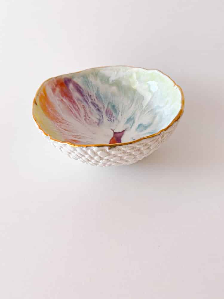 large jewelry bowl, large jewelry bowl, small jewelry bowl, porcelain bowl, pastel bowl, cream by mirabella, remix by sofie,