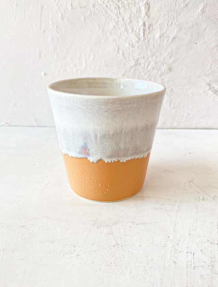 ceramic cup without handle