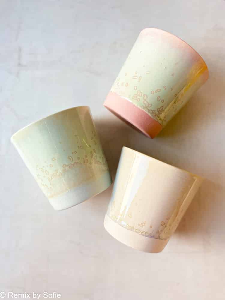 coffee cup without a ceramic handle