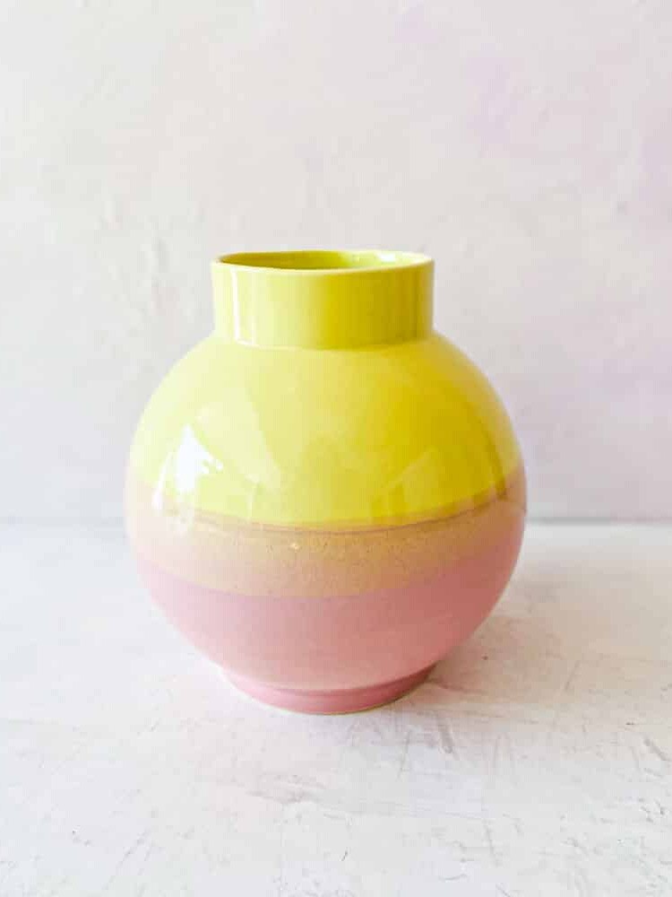ceramic vase - large ball vase