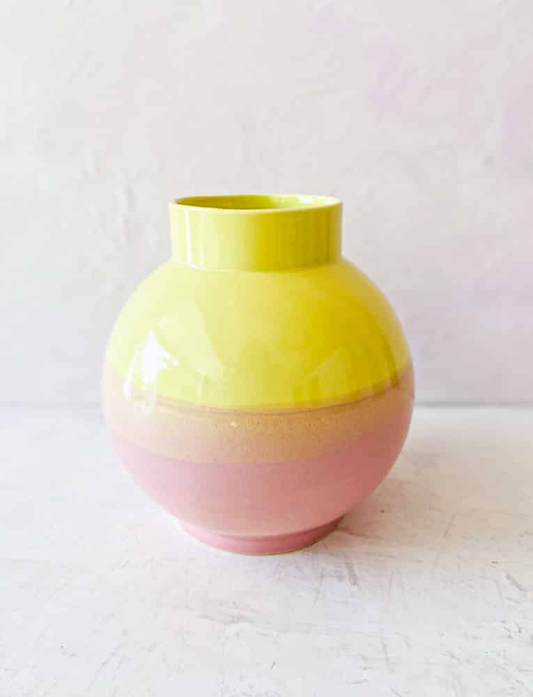 ceramic vase - large ball vase