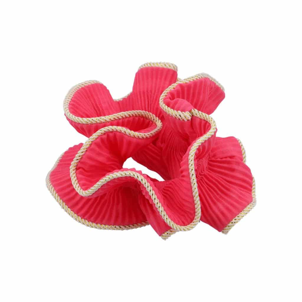 bow's by starling, scrunchie, lily scrunchie, lily, hair accessories, hair ornaments, pink, pink scrunchie,