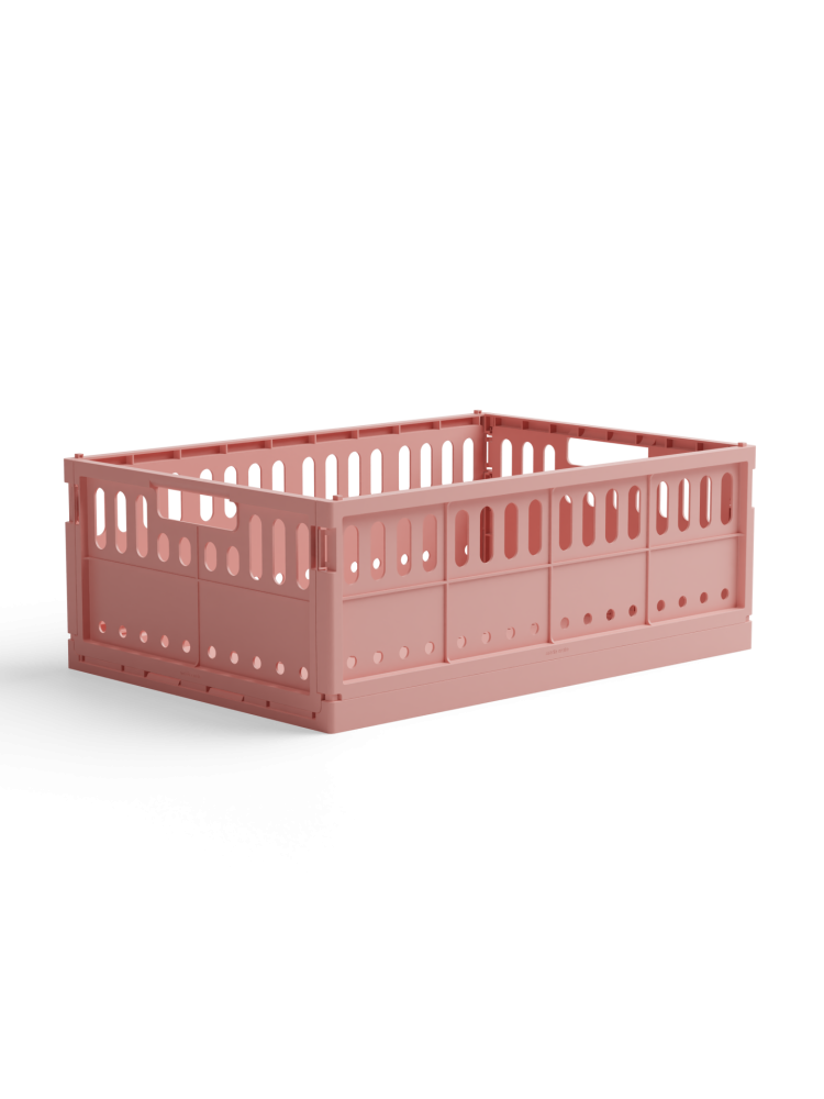storage boxes in recycled plastic, made crate, stackable boxes, aykassa, hay boxes, remix by Sofia, 100% recycled plastic.