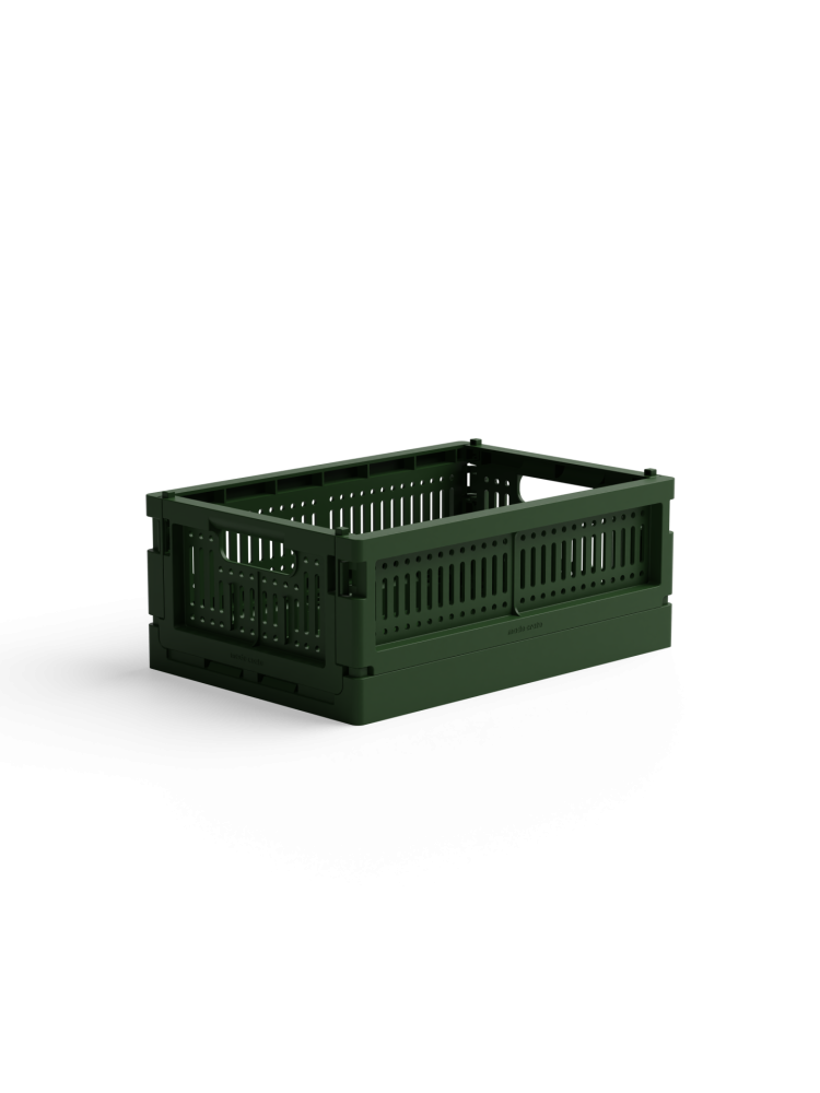 storage boxes in recycled plastic, made crate, stackable boxes, aykassa, hay boxes, remix by Sofia, 100% recycled plastic.