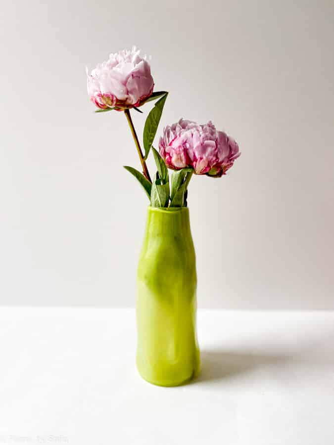 marie retpen vase, vases, flowers vase, mouth blown glass, flower mouth blown vase, curl vase, vase in organic form, curled vase, remix by sofie