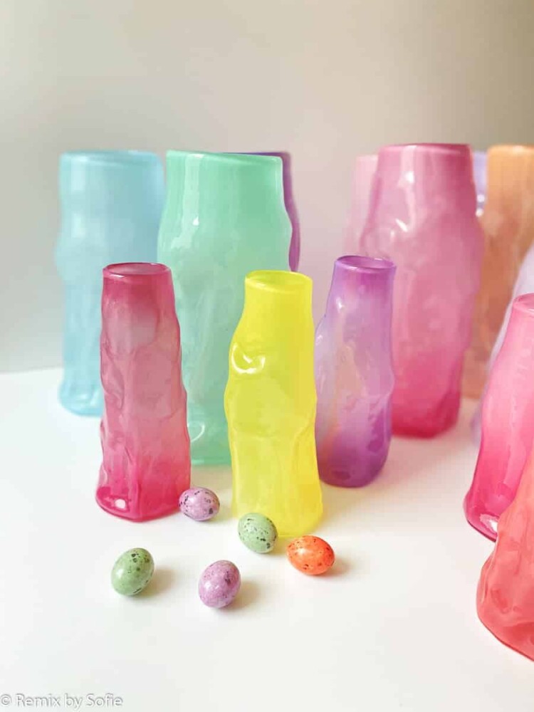marie retpen vase, vases, flowers vase, mouth blown glass, flower mouth blown vase, curl vase, vase in organic form, curled vase, remix by sofie