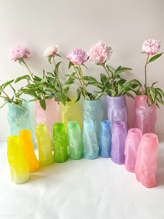 marie retpen vase, vases, flowers vase, mouth blown glass, flower mouth blown vase, curl vase, vase in organic form, curled vase, remix by sofie