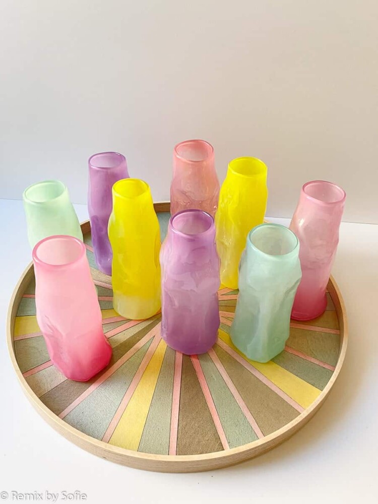 marie retpen vase, vases, flowers vase, mouth blown glass, flower mouth blown vase, curl vase, vase in organic form, curled vase, remix by sofie