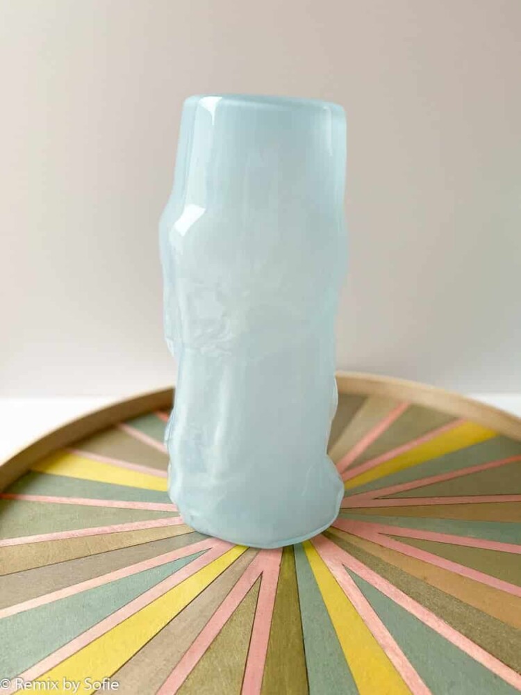 marie retpen vase, vases, flowers vase, mouth blown glass, flower mouth blown vase, curl vase, vase in organic form, curled vase, remix by sofie
