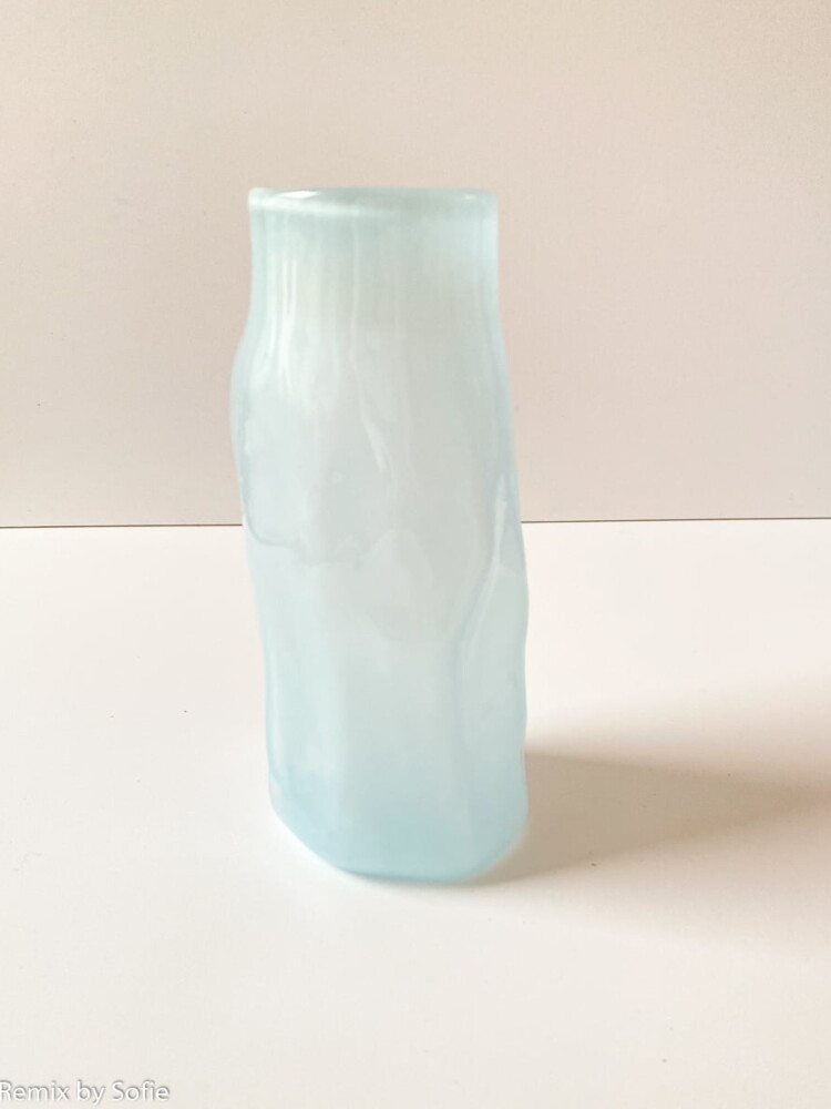 marie retpen vase, vases, flowers vase, mouth blown glass, flower mouth blown vase, curl vase, vase in organic form, curled vase, remix by sofie