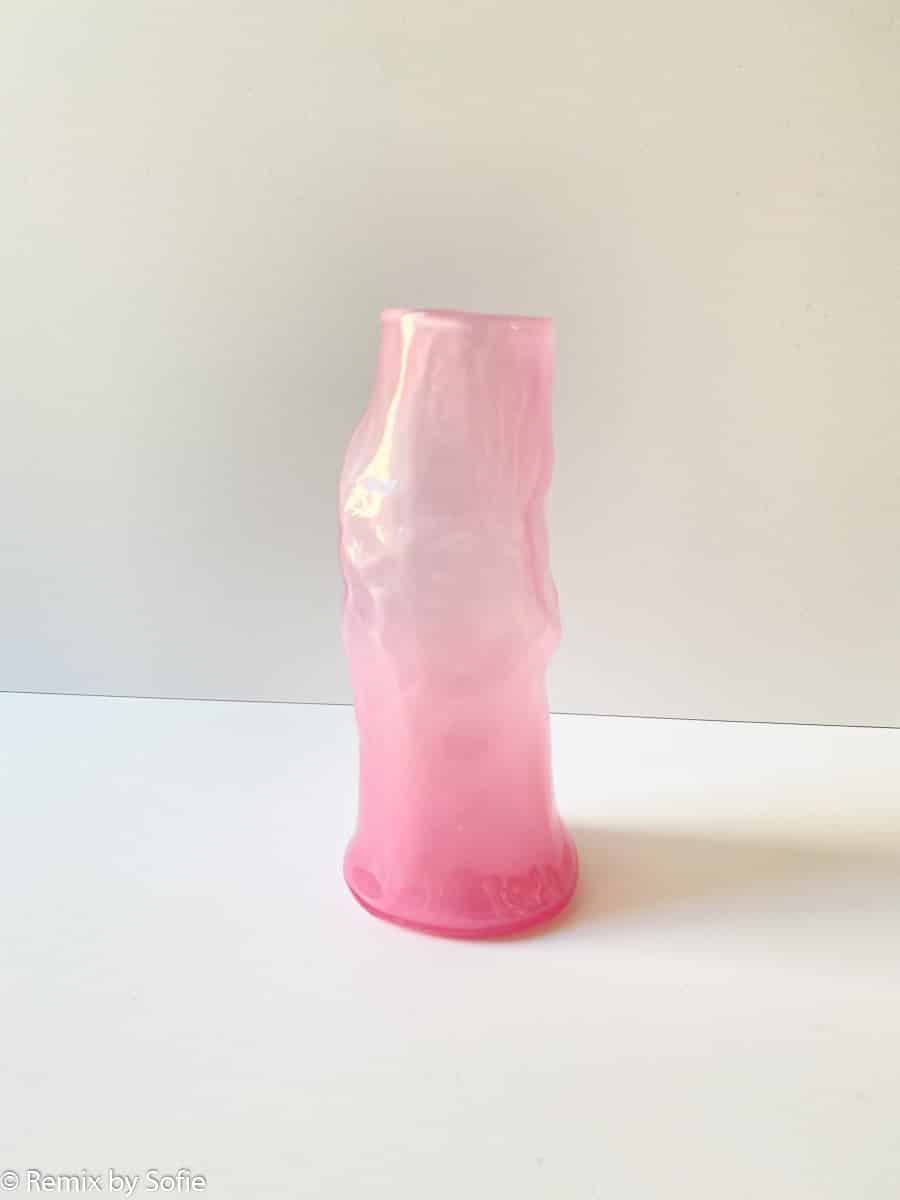 marie retpen vase, vases, flowers vase, mouth blown glass, flower mouth blown vase, curl vase, vase in organic form, curled vase, remix by sofie