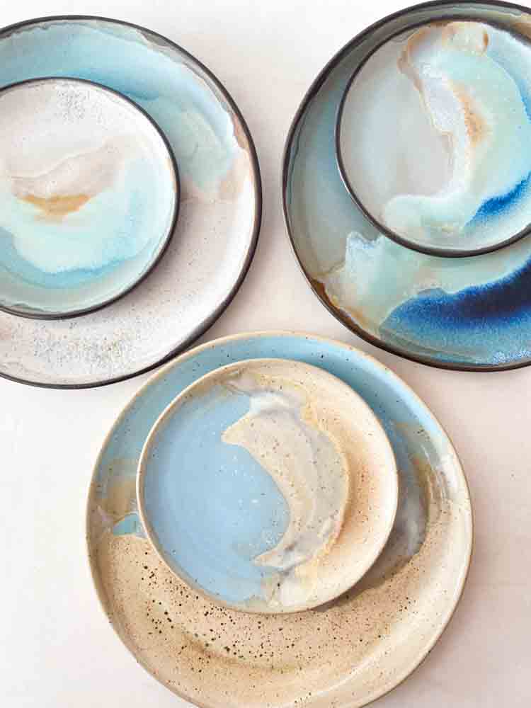 ceramic plate, dinner plate, dinner plate, dinner plate, plate, mua studio, remix by Sofia, nature series, table setting.
